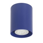 Светильник накладной Tubo8 P1 19, металл синий,H 95мм D 80мм,GU10 MR16 50w