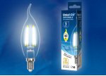 Лампа светодиодная Uniel LED-CW35-5W/NW/E14/CL/DIM GLA01TR