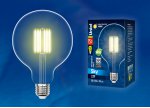 Лампа светодиодная Uniel LED-G125-15W/3000K/E27/CL PLS02WH