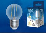 Лампа светодиодная Uniel LED-G45-9W/4000K/E27/CL/DIM GLA01TR