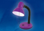 UNIEL TLI-224 Лампа настольная. Цоколь E27. Цвет фиолетовый