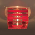 Светильник встраиваемый V604L-R Helio Light квадрат красный