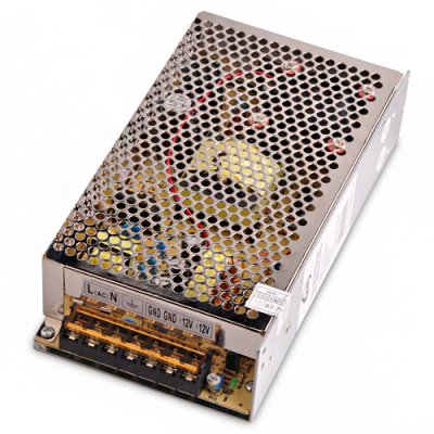 Трансформатор для светодиодной ленты 150W 12V Электростандарт Трансформатор для светодиодной ленты 150W 12V ЭлектростандартБлоки питания<br>В интернет-магазине «Светодом» можно купить не только люстры и светильники, но и лампочки. В нашем каталоге представлены светодиодные, галогенные, энергосберегающие модели и лампы накаливания. В ассортименте имеются изделия разной мощности, поэтому у нас Вы сможете приобрести все необходимое для освещения. <br> Лампа Электростандарт 150W 12V IP00 обеспечит отличное качество освещения. При покупке ознакомьтесь с параметрами в разделе «Характеристики», чтобы не ошибиться в выборе. Там же указано, для каких осветительных приборов Вы можете использовать лампу Электростандарт 150W 12V IP00Электростандарт 150W 12V IP00. <br> Для оформления покупки воспользуйтесь «Корзиной». При наличии вопросов Вы можете позвонить нашим менеджерам по одному из контактных номеров. Мы доставляем заказы в Москву, Екатеринбург и другие города России.<br>