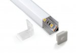 Комплект заглушек для квадратного углового алюминиевого профиля для светодиодной ленты (10 пар) Elektrostandard ZLL-2-ALP003