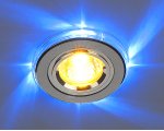 Точечный светильник светодиодный Elektrostandard 2060/2 SL/LED/BL (хром / синий)