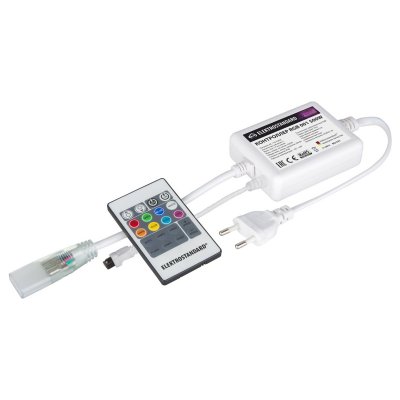 Контроллер для светодиодной ленты RGB Электростандарт LSC 001 220V 2.5A 500W IP20, Контроллер RGB 001 500W
Контроллер для светодиодной ленты RGB Электростандарт LSC 001 220V 2.5A 500W IP20, Контроллер RGB 001 500W