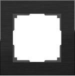 Рамка на 1 пост (черный алюминий) WL11-Frame-01 Werkel