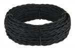 Ретро кабель витой 3х1,5 (черный) Werkel