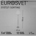 Торшер с абажуром Eurosvet 01072/1 Sortino хром