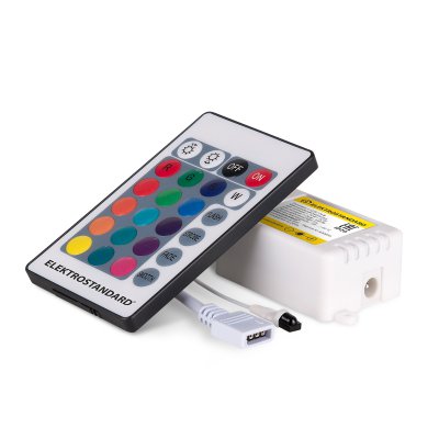 Контроллер для светодиодных лент RGB c ПДУ 12V (ИК) IP20 LSC 014 Elektrostandard, LSC 014
Контроллер для светодиодных лент RGB c ПДУ 12V (ИК) IP20 LSC 014 Elektrostandard, LSC 014