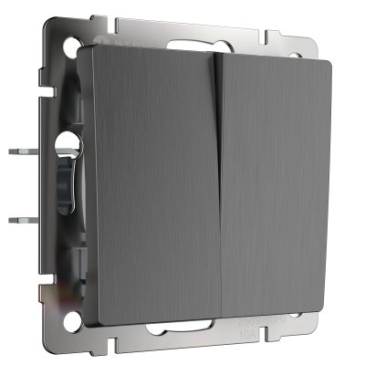 Выключатель двухклавишный проходной (графит рифленый) WL04-SW-2G-2W Werkel, WL04-SW-2G-2W графит рифленый
Выключатель двухклавишный проходной (графит рифленый) WL04-SW-2G-2W Werkel, WL04-SW-2G-2W графит рифленый