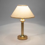 Настольная лампа с абажуром Eurosvet 60019/1 перламутровое золото Lorenzo