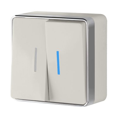 Выключатель двухклавишный с подсветкой Gallant (слоновая кость) W5020103 Werkel, W5020103
Выключатель двухклавишный с подсветкой Gallant (слоновая кость) W5020103 Werkel, W5020103