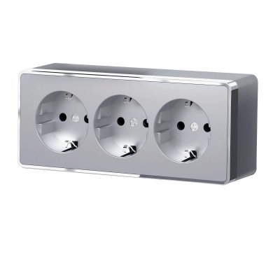 Розетка тройная с заземлением и шторками Gallant (серебряный) W5073106 Werkel, W5073106
Розетка тройная с заземлением и шторками Gallant (серебряный) W5073106 Werkel, W5073106