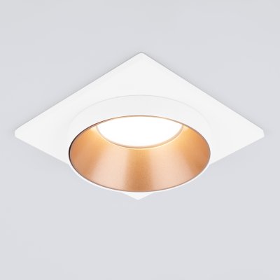 Встраиваемый точечный светильник 116 MR16 золото/белый Elektrostandard от Svetodom