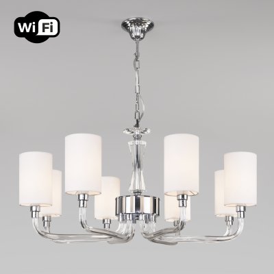 Подвесная люстра с управлением по Wi-Fi Eurosvet Catania 60120/8 хром Smart (60112/8), 60120/8 хром Smart (60112/8)
Подвесная люстра с управлением по Wi-Fi Eurosvet Catania 60120/8 хром Smart (60112/8), 60120/8 хром Smart (60112/8)