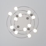 Подвесной светильник в стиле лофт 360/12 хром Bogates