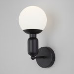 Настенный светильник со стеклянным плафоном 50251/1 черный Eurosvet