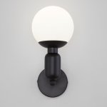 Настенный светильник со стеклянным плафоном 50251/1 черный Eurosvet