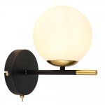 Светильник настенный бра Arte lamp A2224AP-1BK ALCOR