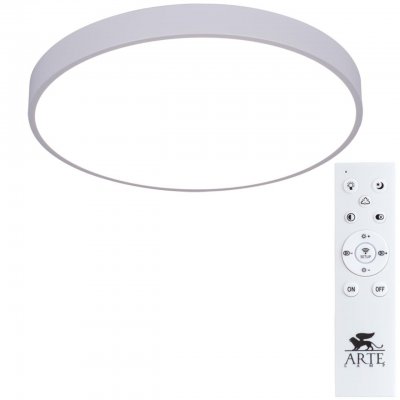 Светильник светодиодный 70Вт 500мм Arte Lamp A2670PL-1WH Arena белый с пультом, A2670PL-1WH
Светильник светодиодный 70Вт 500мм Arte Lamp A2670PL-1WH Arena белый с пультом, A2670PL-1WH