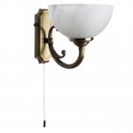 Светильник бра с выключателем Arte Lamp A3777AP-1AB Windsor white