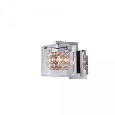 Настенный бра Arte lamp A9473AP-1CC Aurora Настенный бра Arte lamp A9473AP-1CC AuroraМодерн<br><br><br>S освещ. до, м2: 3<br>Тип лампы: галогенная / LED-светодиодная<br>Тип цоколя: G9<br>Количество ламп: 1<br>Ширина, мм: 160<br>MAX мощность ламп, Вт: 40<br>Диаметр, мм мм: 180<br>Высота, мм: 120