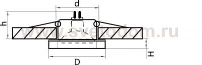 Светильник встраиваемый Lightstar 6310 Faceto cr