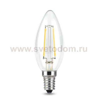 Лампа Gauss LED Filament Свеча E14 5W 420lm 2700К (103801105)