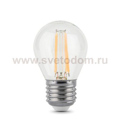 Лампа Gauss LED Filament Шар E27 5W 420lm 2700K (105802105)