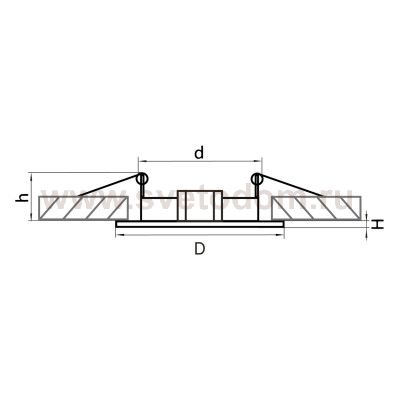 Светильник встраиваемый Lightstar 11014 Lega 16