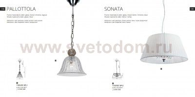 Светильник подвесной Divinare 1157/01 SP-2 Sonata