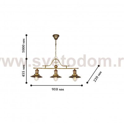 Светильник подвесной Favourite 1216-3P Sole