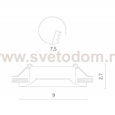 Светильник потолочный Divinare 1809/02 PL-1 MONELLO