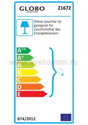 Настольная лампа Globo 21672