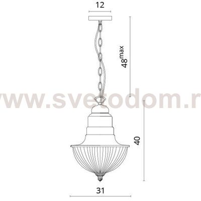 Светильник подвесной Divinare 7135/02 SP-3 TROTTOLA