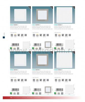 Встраиваемый и накладный светильник Eglo 31673 FUEVA 1