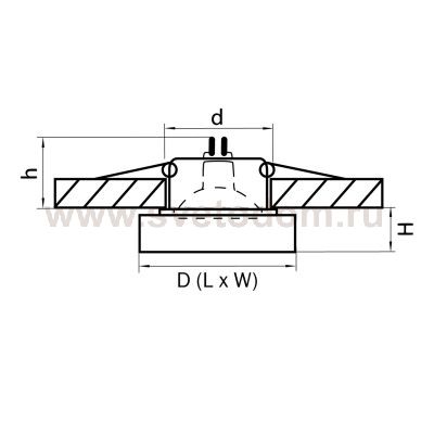 Светильник встраиваемый Lightstar 6110 Lei