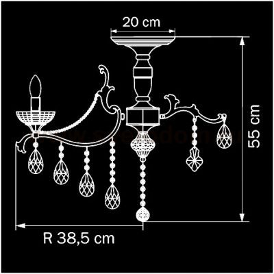 Люстра Lightstar 707184 PESANTE