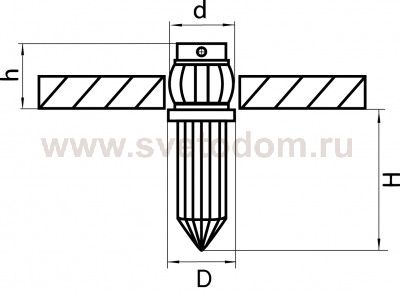 Светильник точечный встраиваемый диодный Lightstar 79064 Nubella