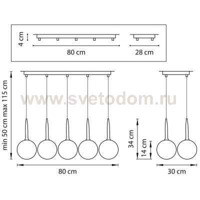 Подвесной светильник Lightstar 803080 Globo