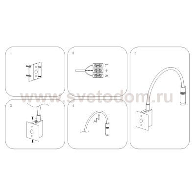 Светильник бра Lightstar 808616 Muro