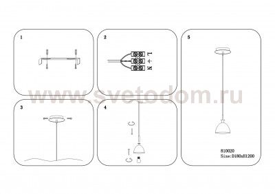 Подвесной светильник Lightstar 810020 Agola