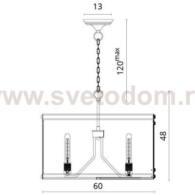 Светильник подвесной Divinare 8110/03 SP-4 FOSCHIA