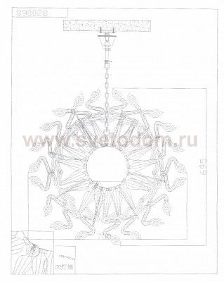 Люстра подвесная Lightstar 890182 Medusa