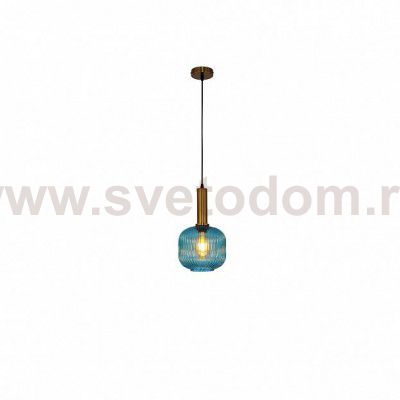 Светильник подвесной бирюзовый Omnilux OML-99416-01 Triscina
