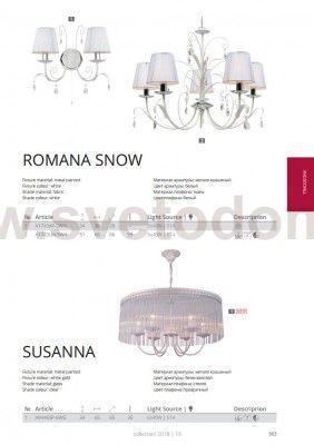 Светильник подвесной Arte lamp A1743LM-5WH ROMANA SNOW