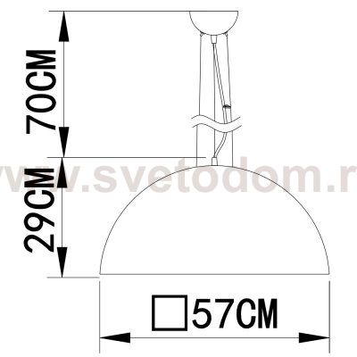 Светильник подвесной Arte lamp A4176SP-1BK ROME