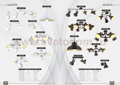 Настенный бра Arte lamp A5213AP-2BR Martin