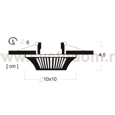 Светильник потолочный Arte lamp A5298PL-1AB ARENA